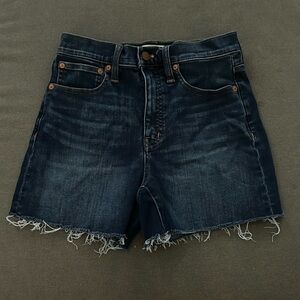 Madewell High rise Denim Shorts
